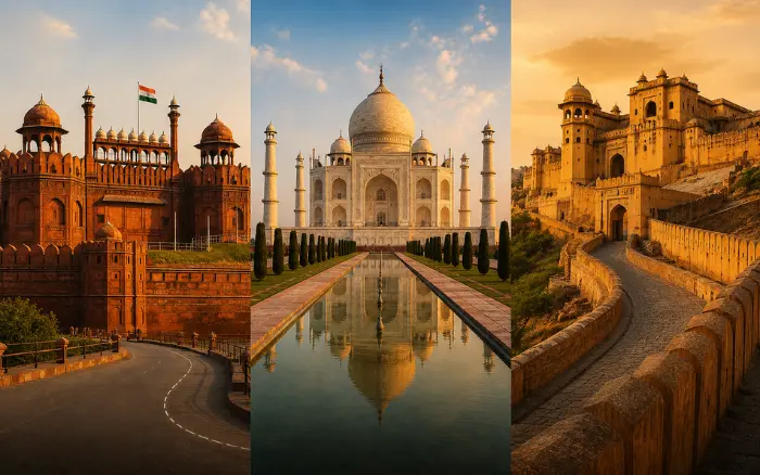 Golden Triangle tour cost 2026 covering Delhi, Agra and Jaipur attractions in India.