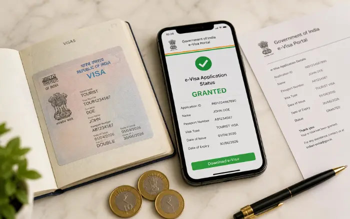 India tourist visa 2026 online application process on official e-Visa portal