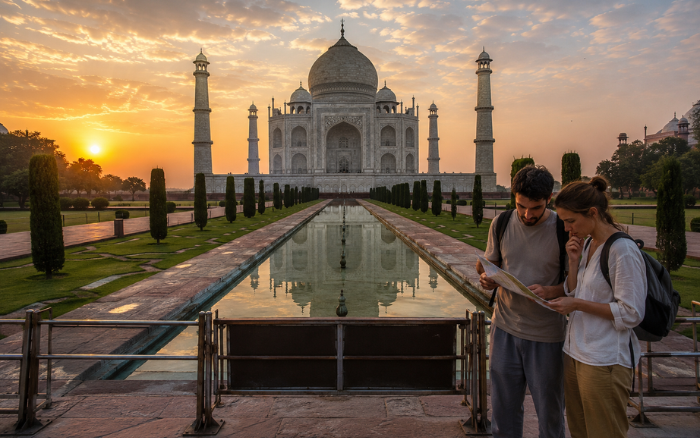 Travelers planning their Taj Mahal itinerary to avoid the Taj Mahal Friday Closure.